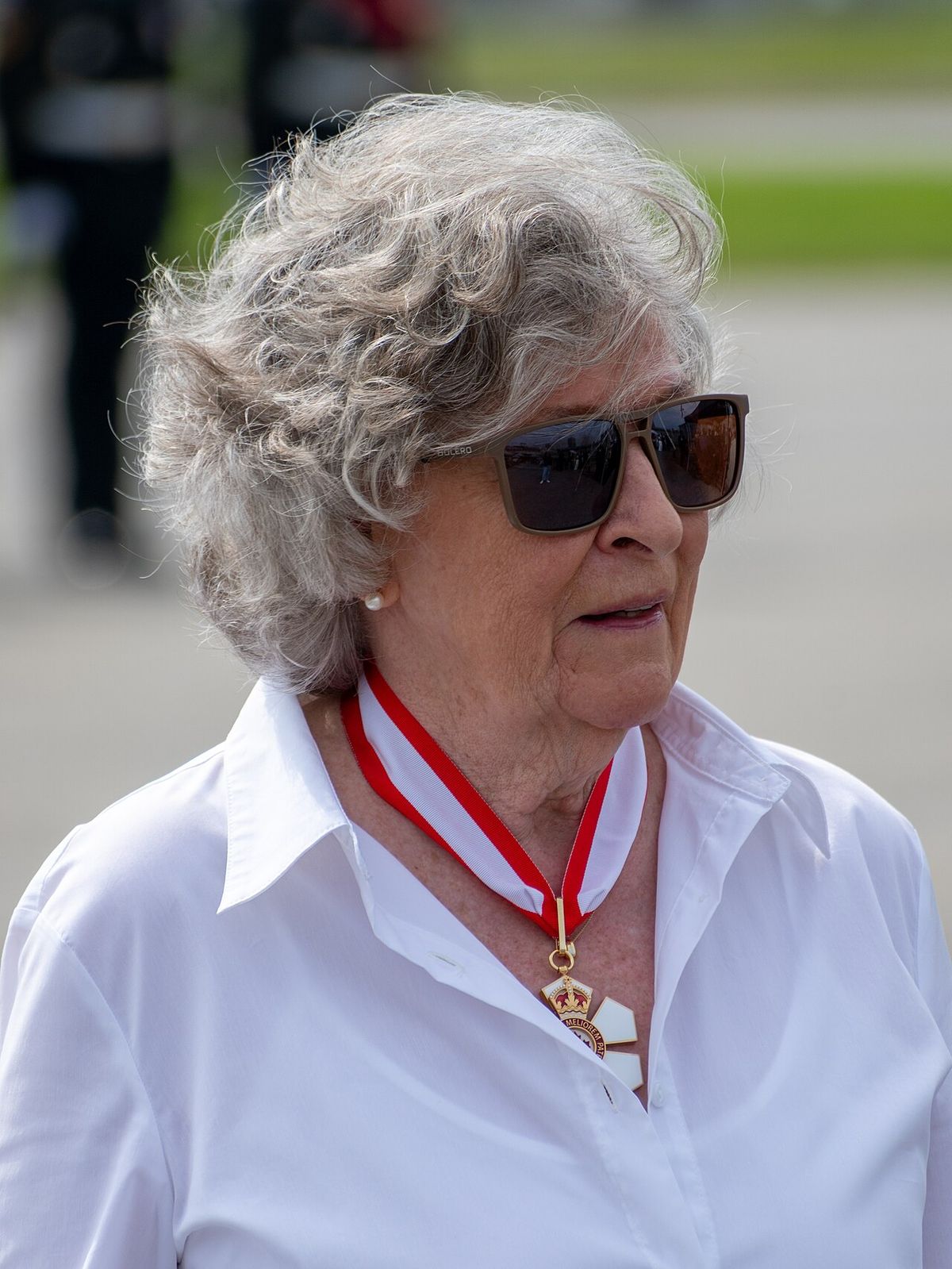 Louise Arbour, 31st governor general of Canada, on her first official visit to Quebec City and the Citadel of Quebec.