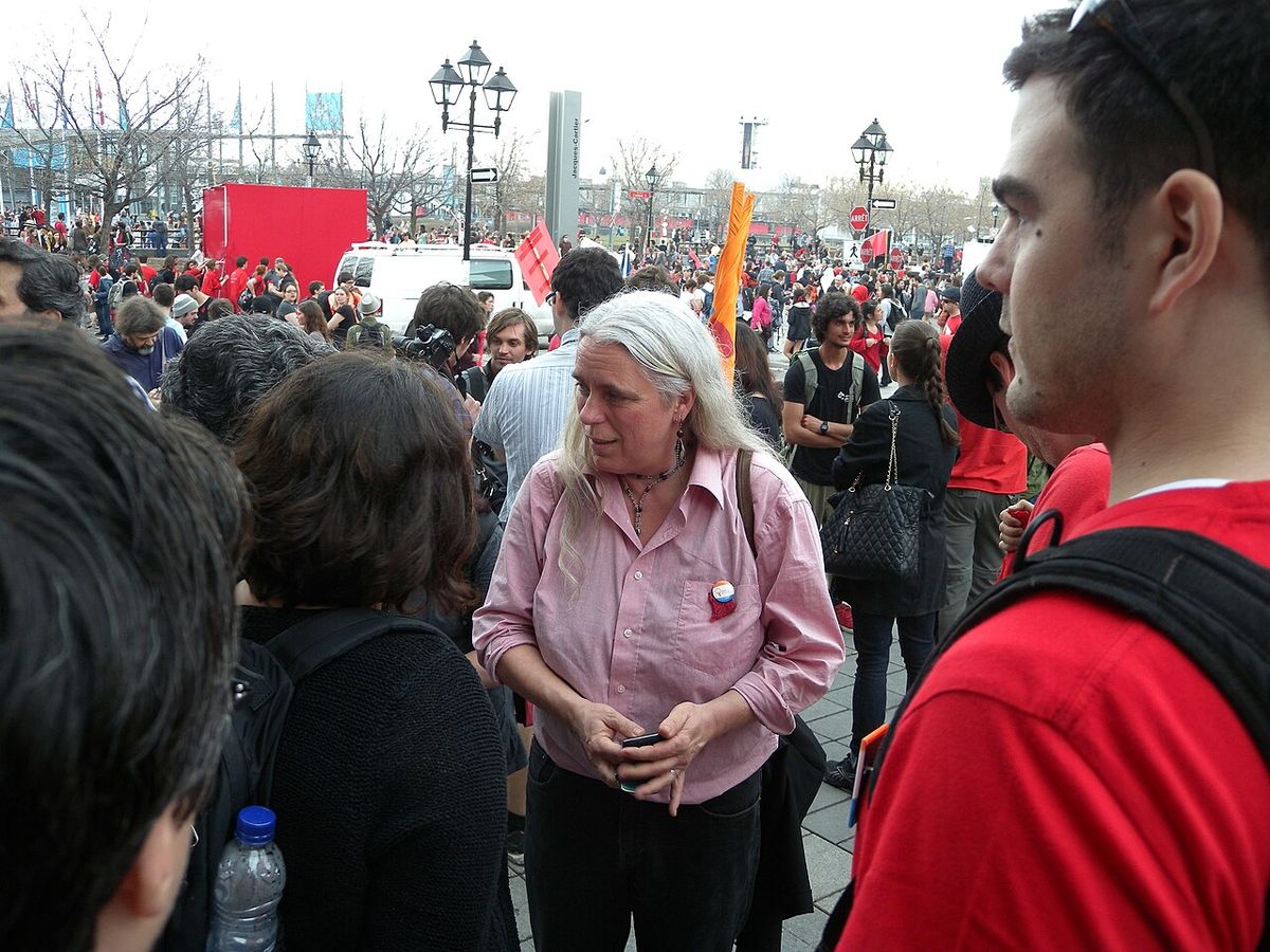 Manon Massé from Québec solidaire on 22 March 2012.
