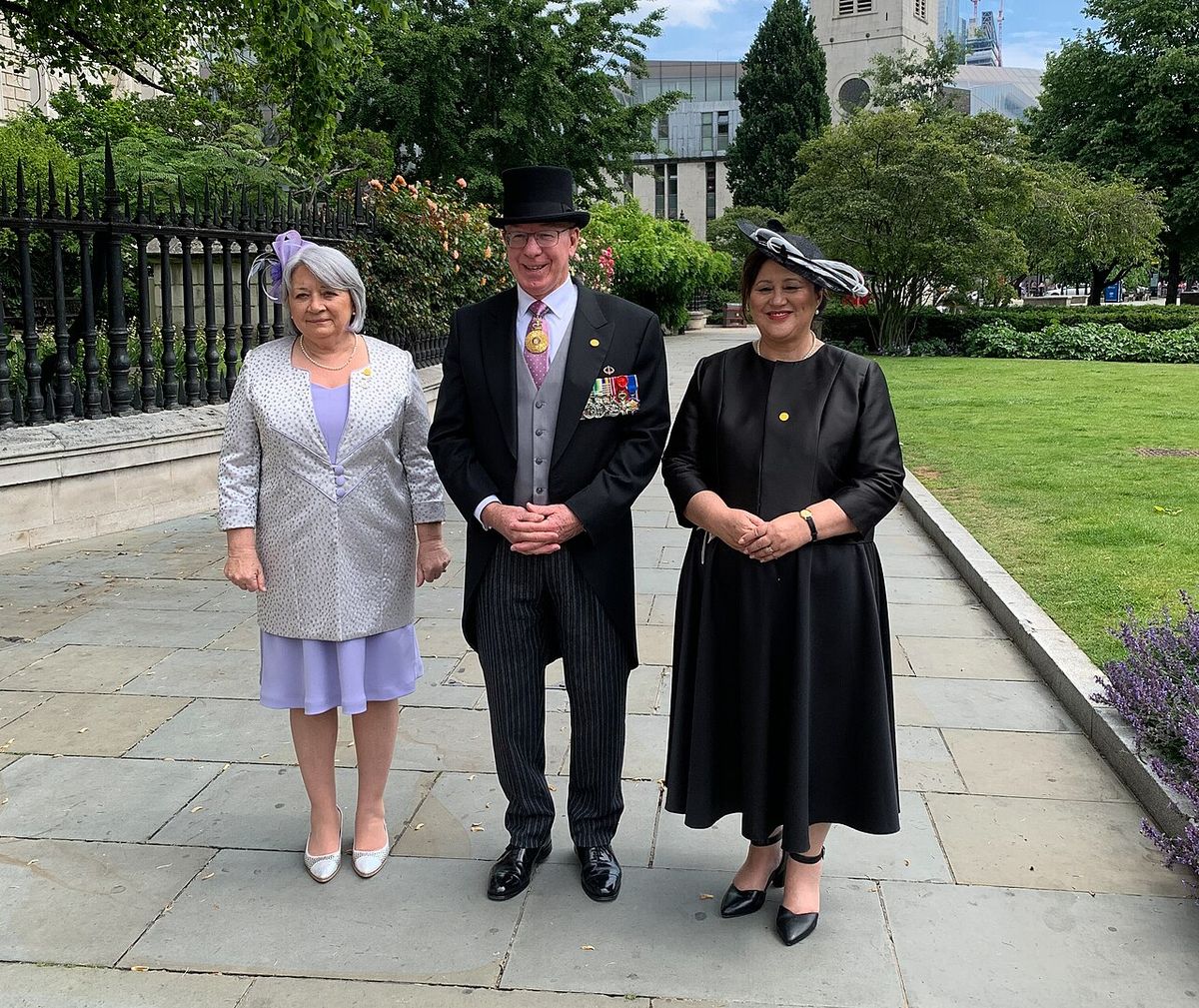 Left to right: Mary Simon, governor-general of Canada; General David Hurley, governor-general of Australia; and Dame Cindy Kiro, governor-ge