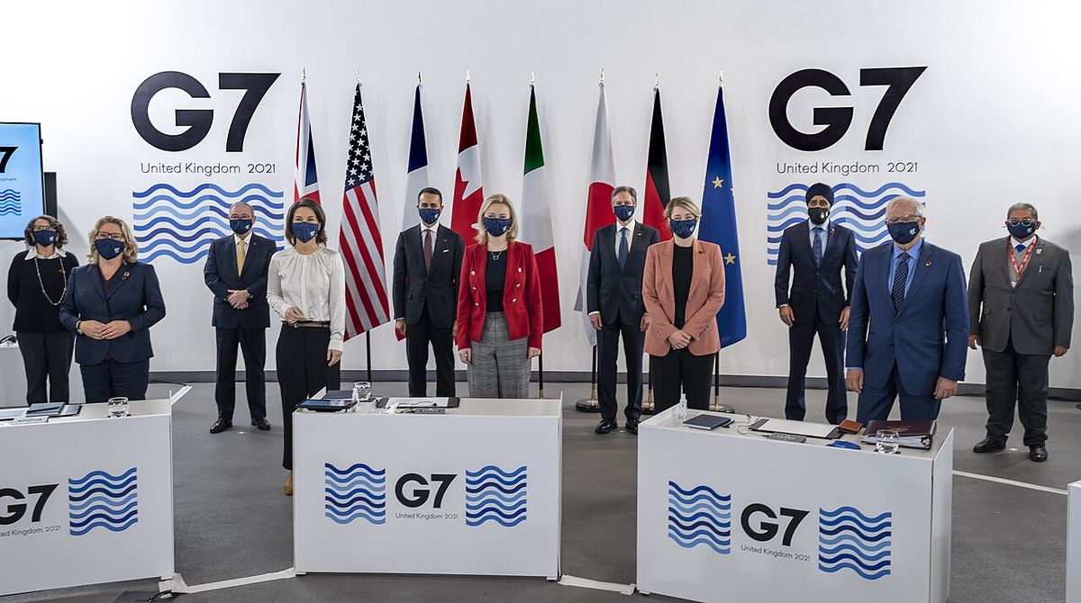 Secretary of State Antony J. Blinken participates in a G7 Foreign and Development Ministers Session with Guest Countries and ASEAN Nations, 