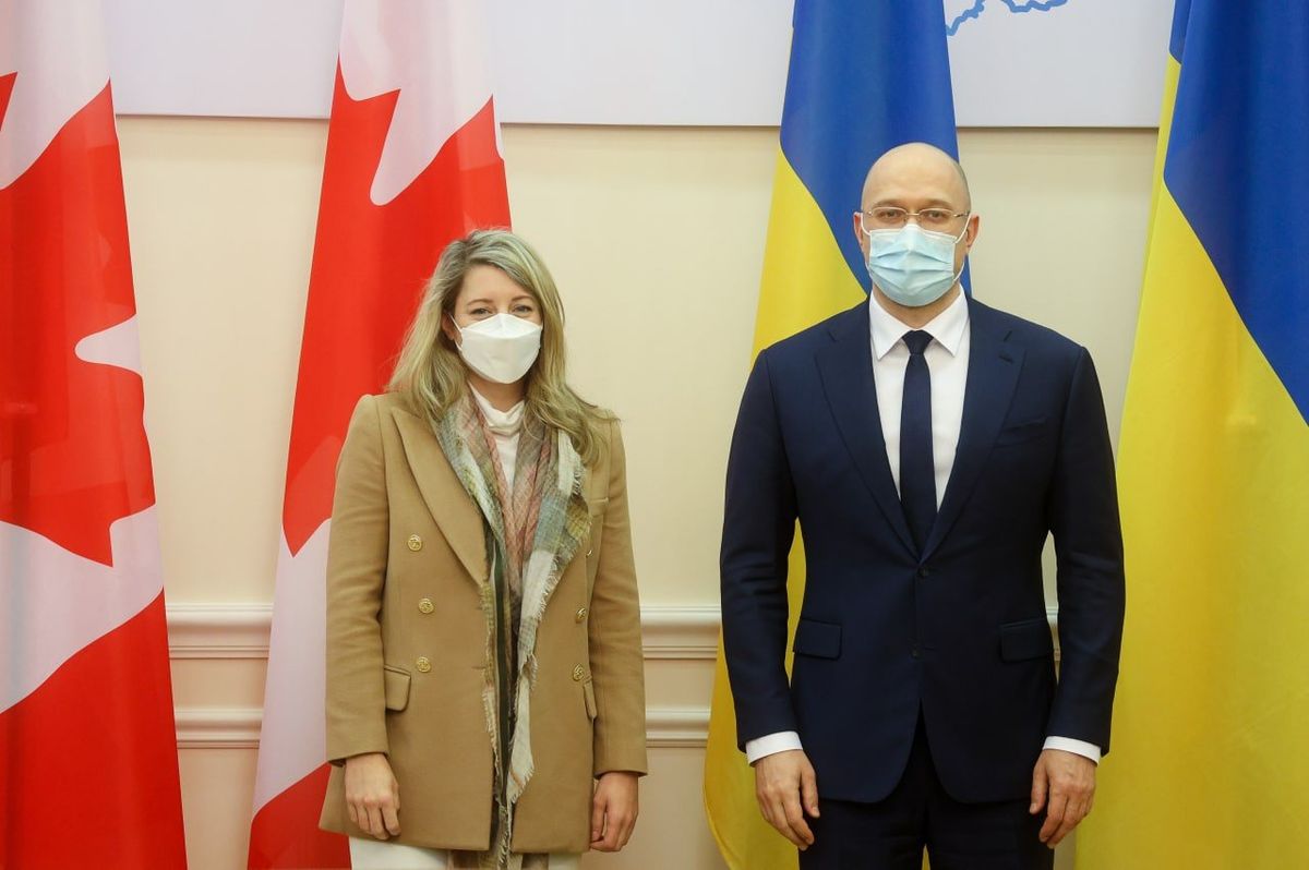 Prime Minister of Ukraine Denys Shmyhal had a meeting with Minister of Foreign Affairs of Canada Mélanie Joly