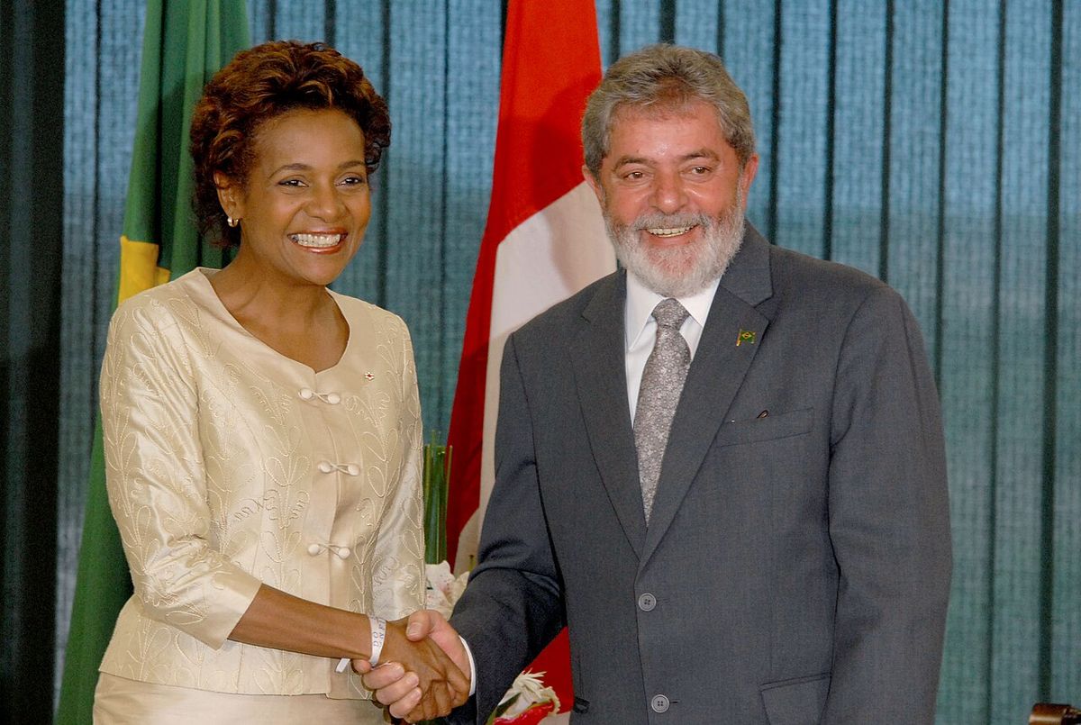 Brasília - O presidente Luiz Inácio Lula da Silva recebe a governadora-geral do Canadá, Michaëlle Jean, que visita o Brasil até 15 de julho.